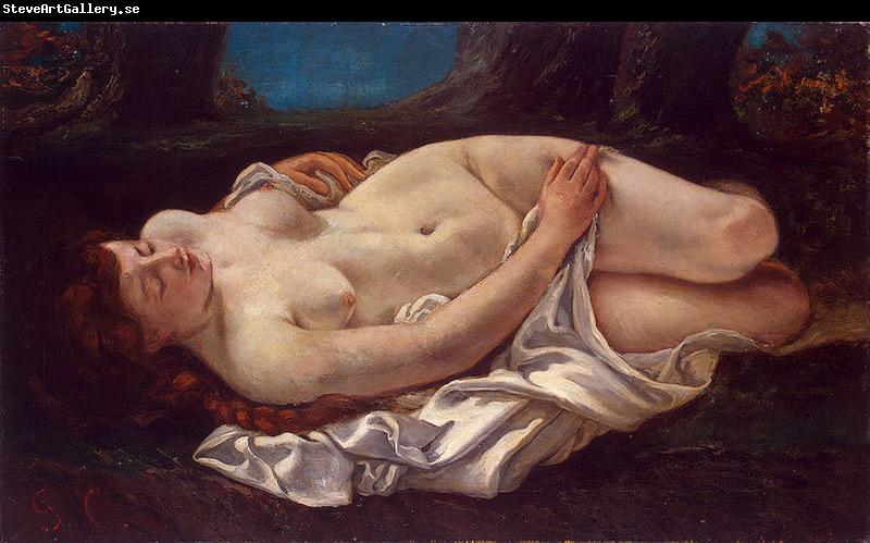 Gustave Courbet Reclining Woman